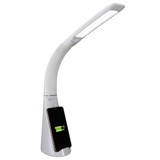 OttLite Purify LED Sanitizing Desk Lamp with Wireless Charging